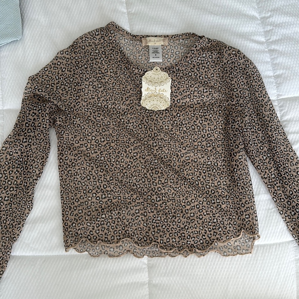 Sheer Cheetah Long Sleeve